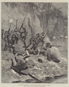 Burmah-ekspedisjonen, Fight with Dacoits, 12. januar, nær Shoay Gheen